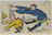 Kazimir Malevich, Vladimir Mayakovsky. Patriotic propaganda postcards with verse by Vladimir Mayakovsky. 1914