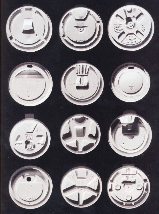 Jack Clements. &#34;Solo Traveler&#34; Coffee Cup Lid. 1986
