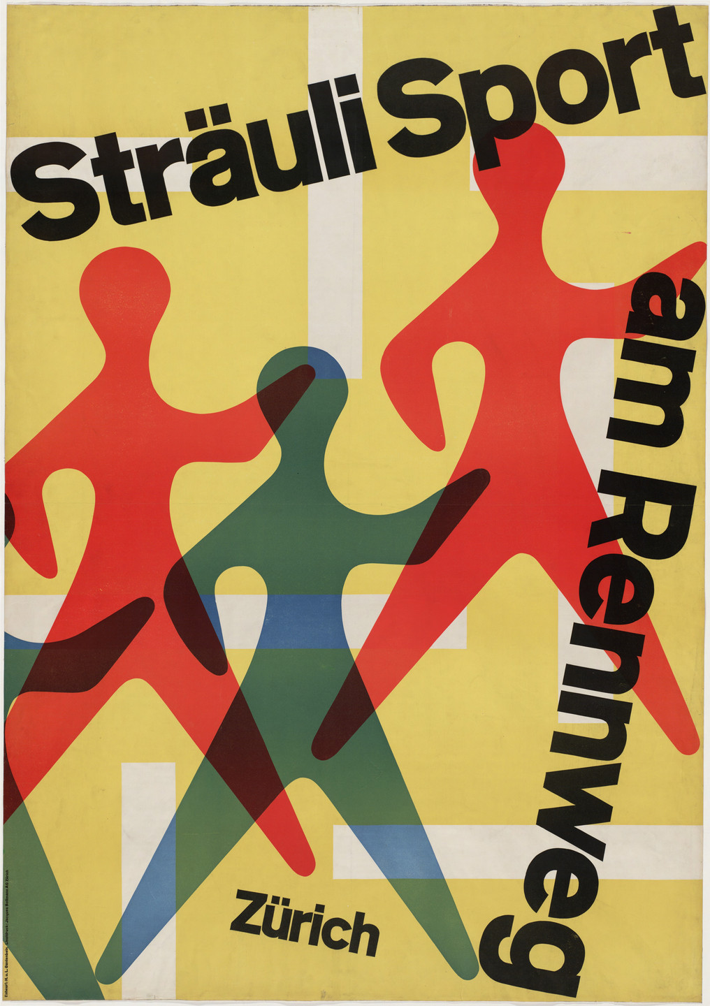 Leo Gantenbein. Sträuli Sport am Rennweg Zürich. 1948