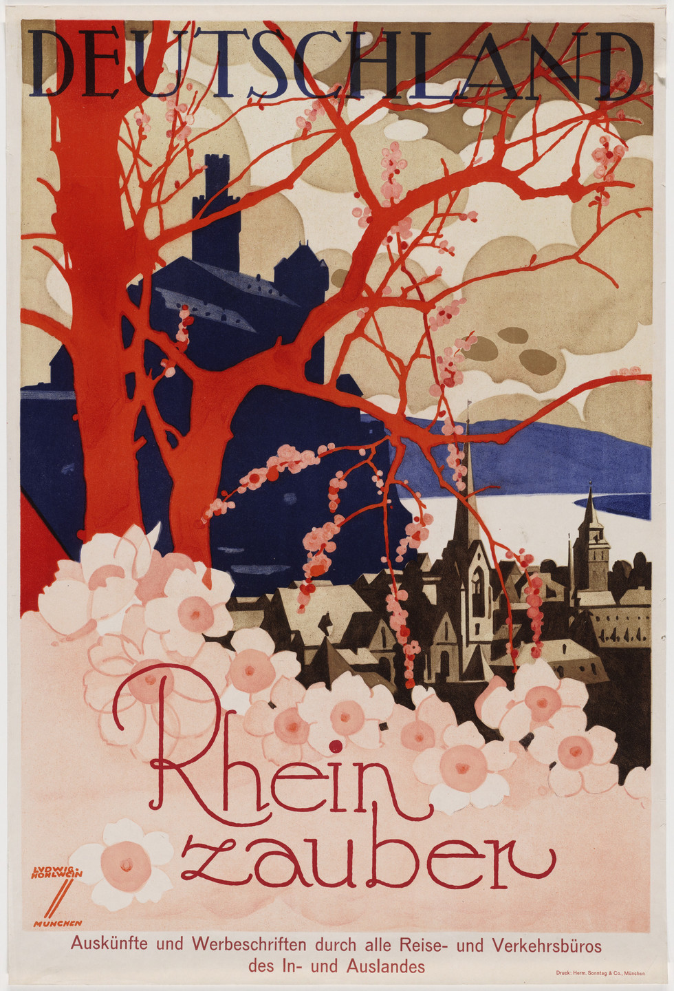 Ludwig Hohlwein. Rheinzauber. c. 1929