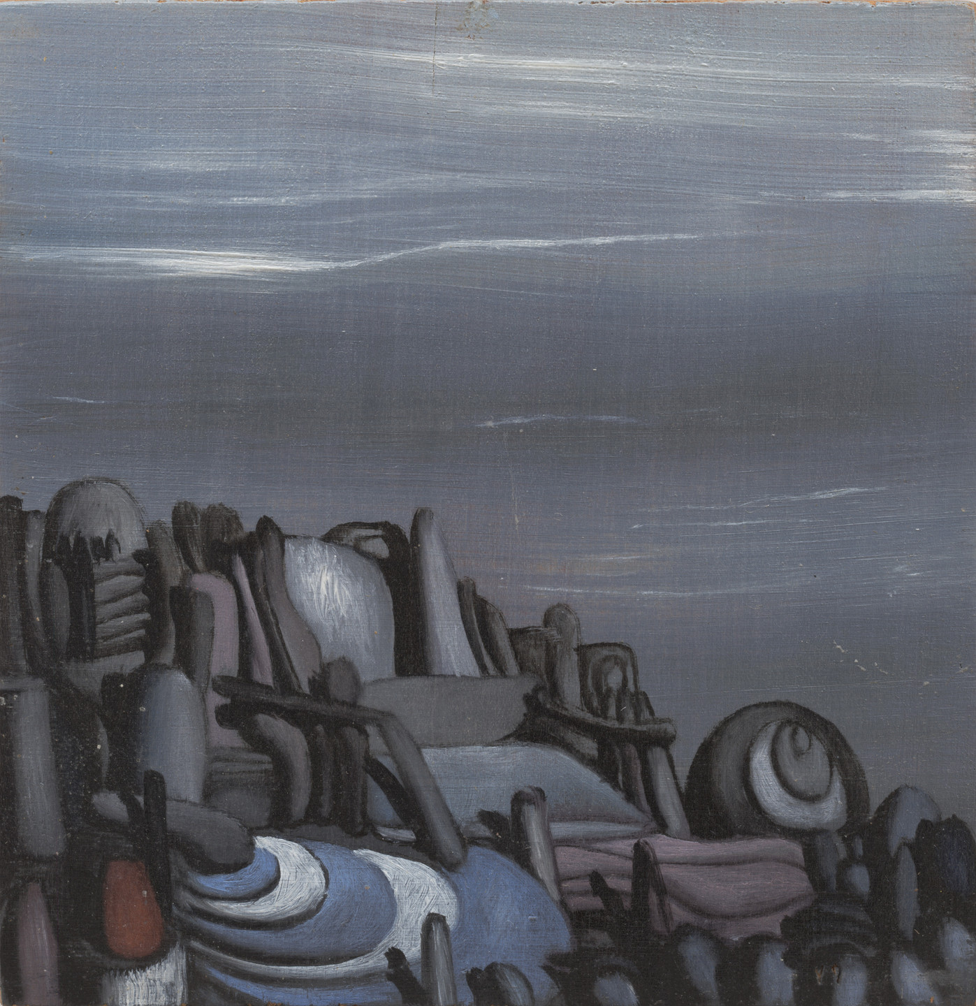 Yves Tanguy. Untitled. December 25, 1954