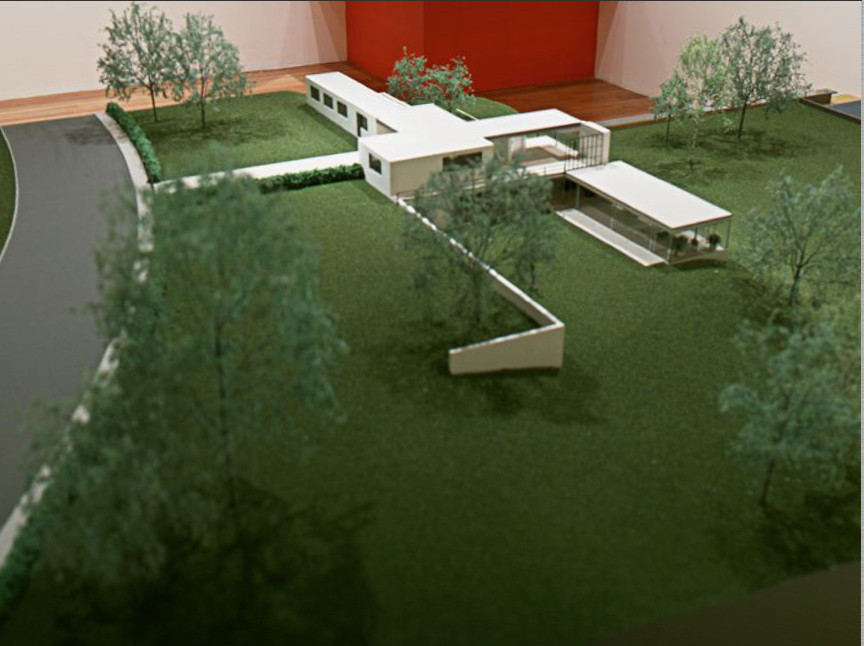 Gericke House project, Berlin-Wannsee, Germany (Landscape model, scale 1:75)