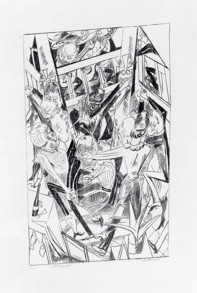 Malepartus (plate 8) [Malepartus (Blatt 8)] from Hell (Die Hölle)