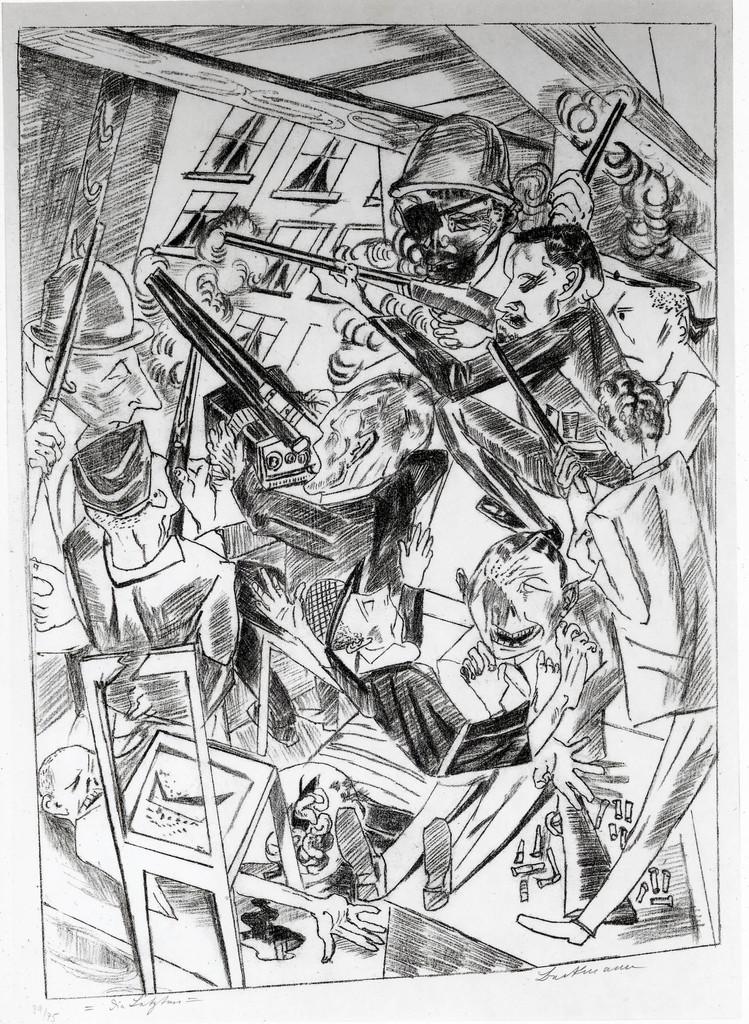 The Last Ones (plate 10) [Die Letzten (Blatt 10)] from Hell (Die Hölle)