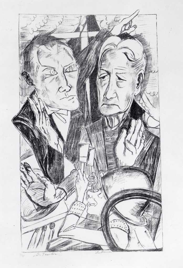 The Family (plate 11) [Die Familie (Blatt 11)] from Hell (Die Hölle)