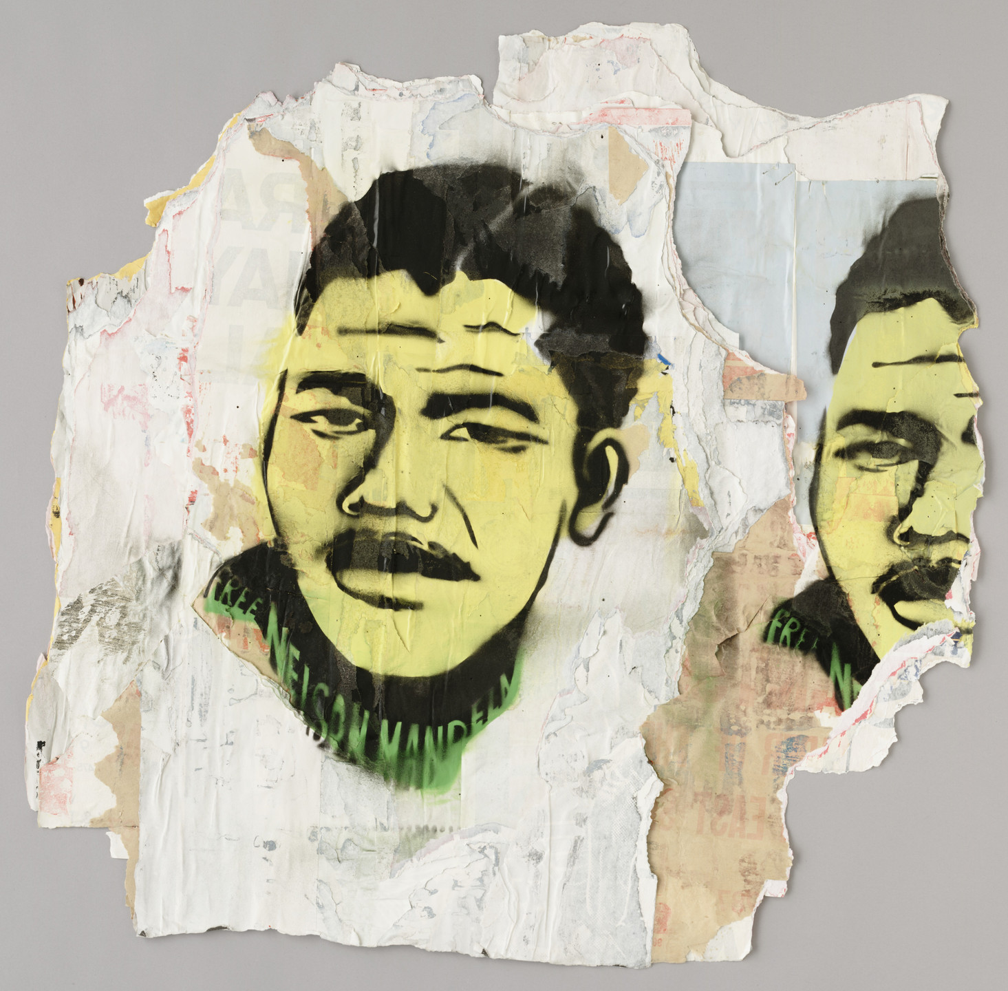 David Hammons. Free Nelson Mandela. 1987