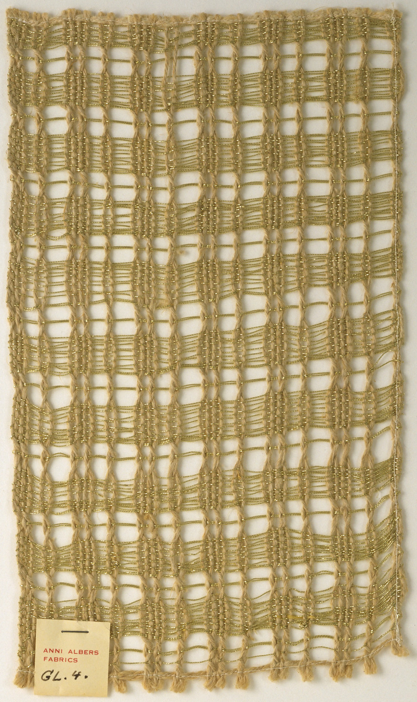 Anni Albers. Woven Fabric Sample. c. 1951