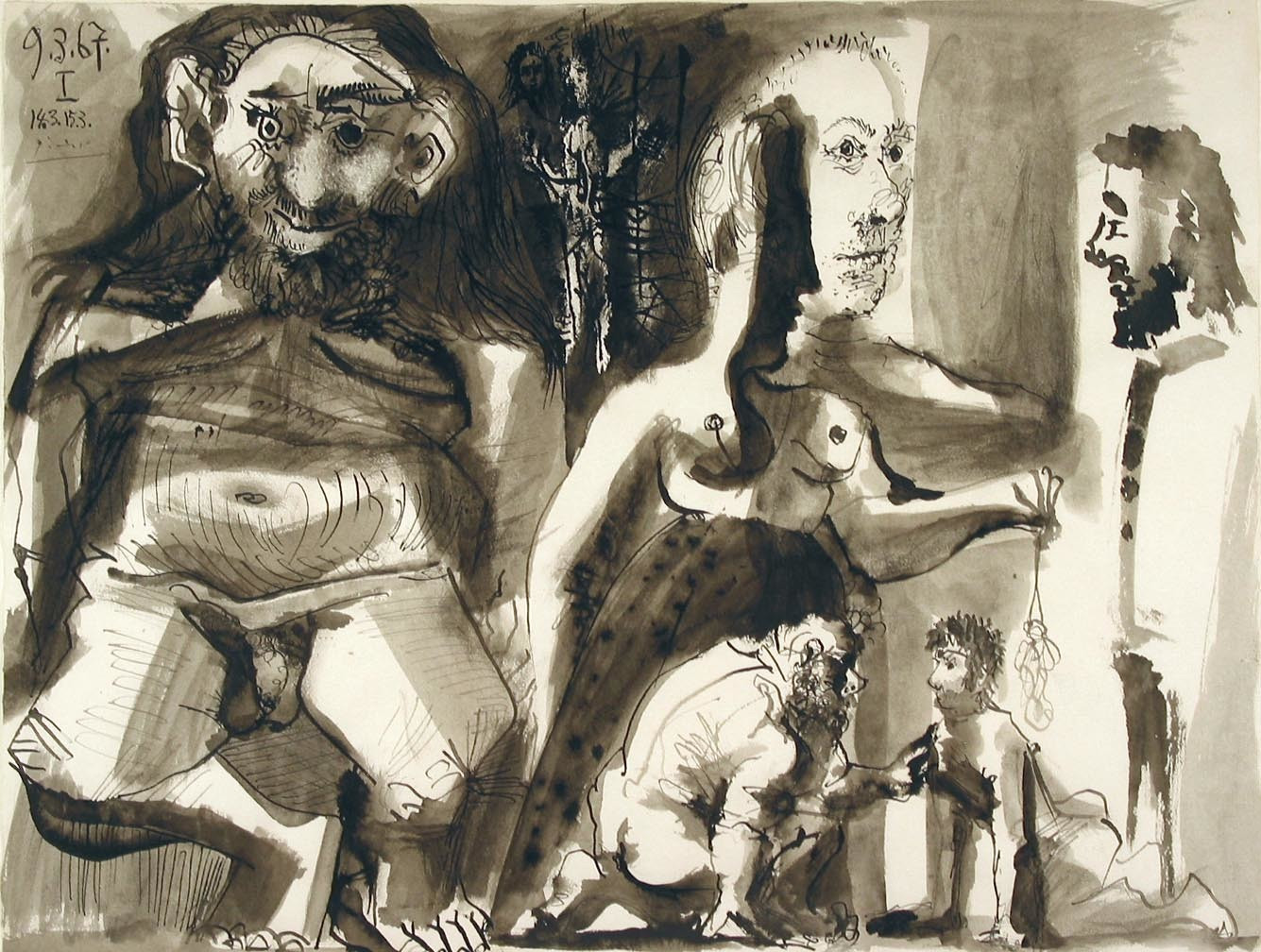 Pablo Picasso. Figures. 1967