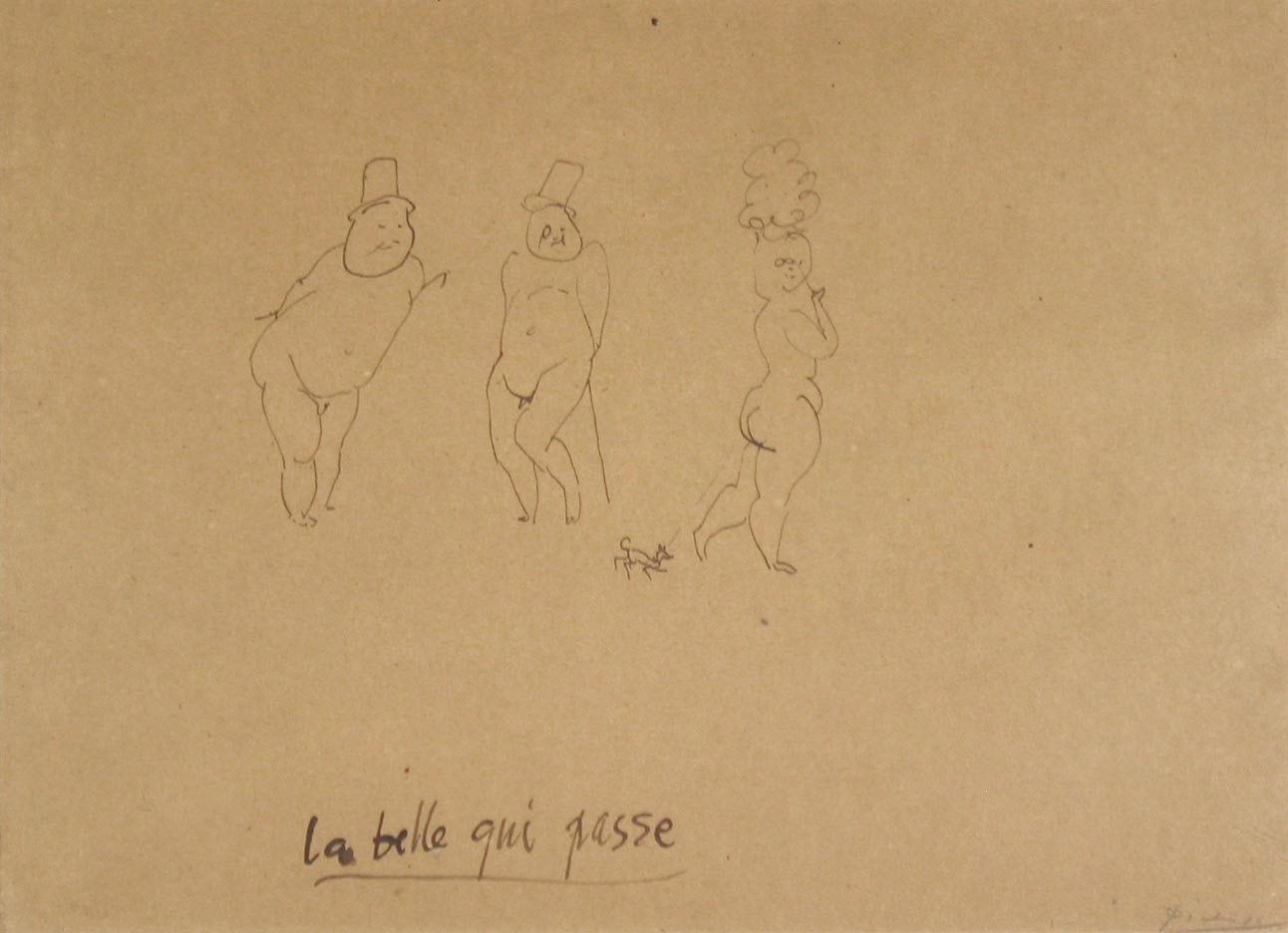 Pablo Picasso. La belle qui passe. (1904)