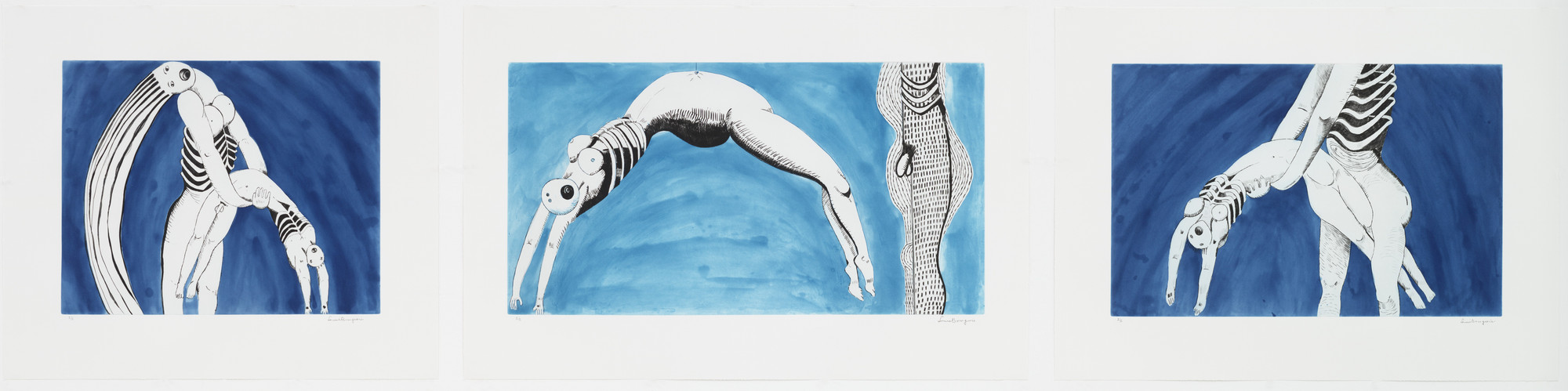 Louise Bourgeois. Triptych for the Red Room. 1994