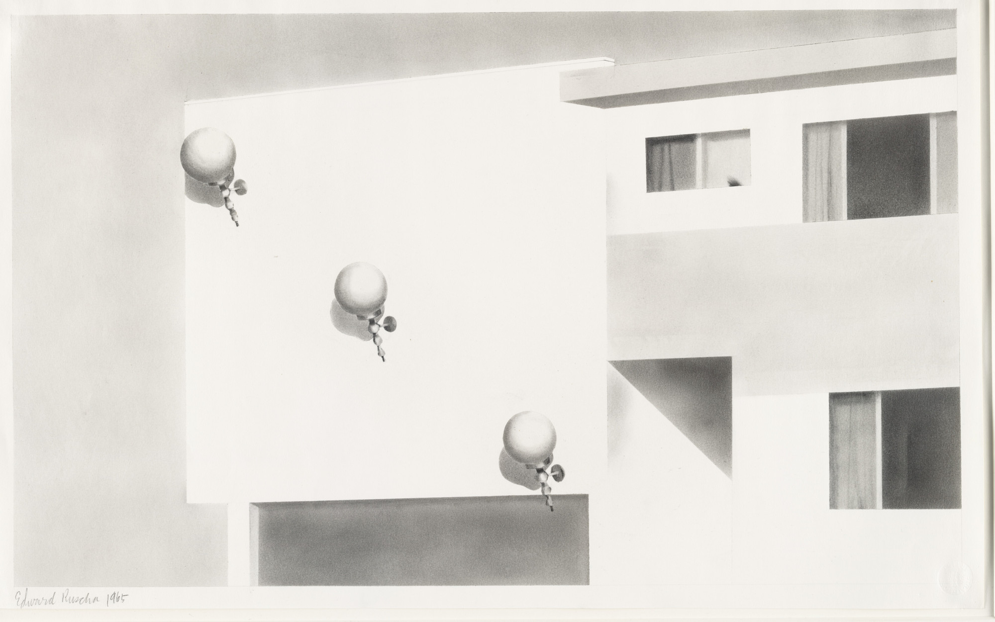 Edward Ruscha. Normandie. 1965