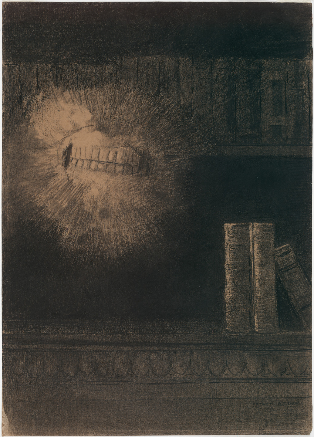 Odilon Redon. The Teeth (Les Dents). 1883