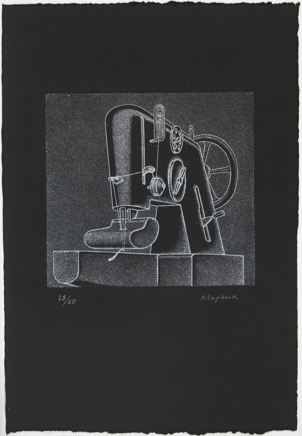 Konrad Klapheck. Inquisition. 1976-77