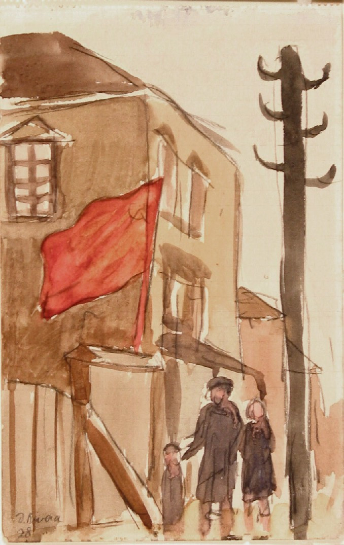 Diego Rivera. May Day, Moscow. 1928