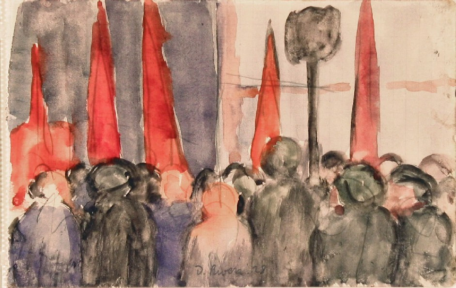 Diego Rivera. May Day, Moscow. 1928