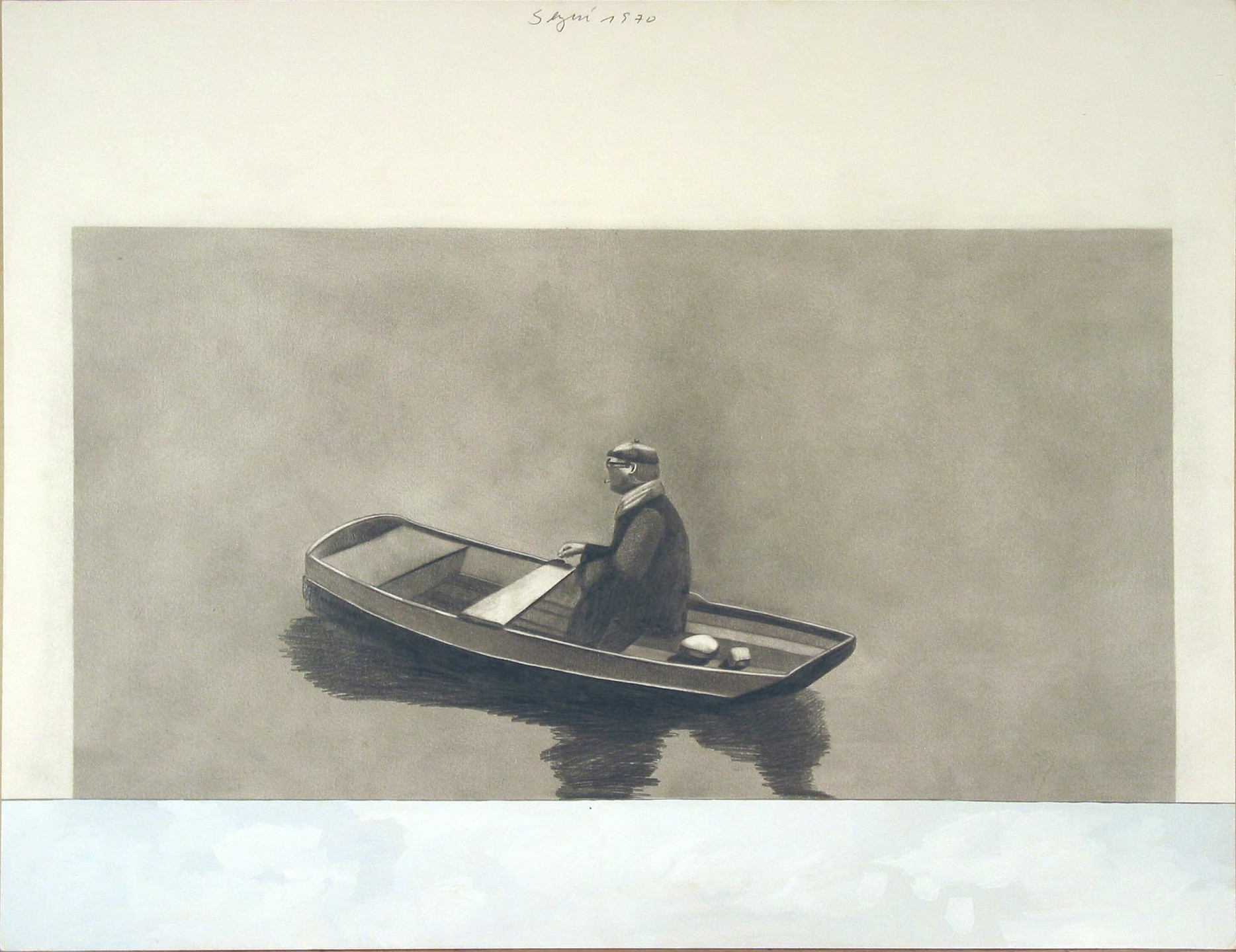 Antonio Segui. Rower (Canotier). 1970