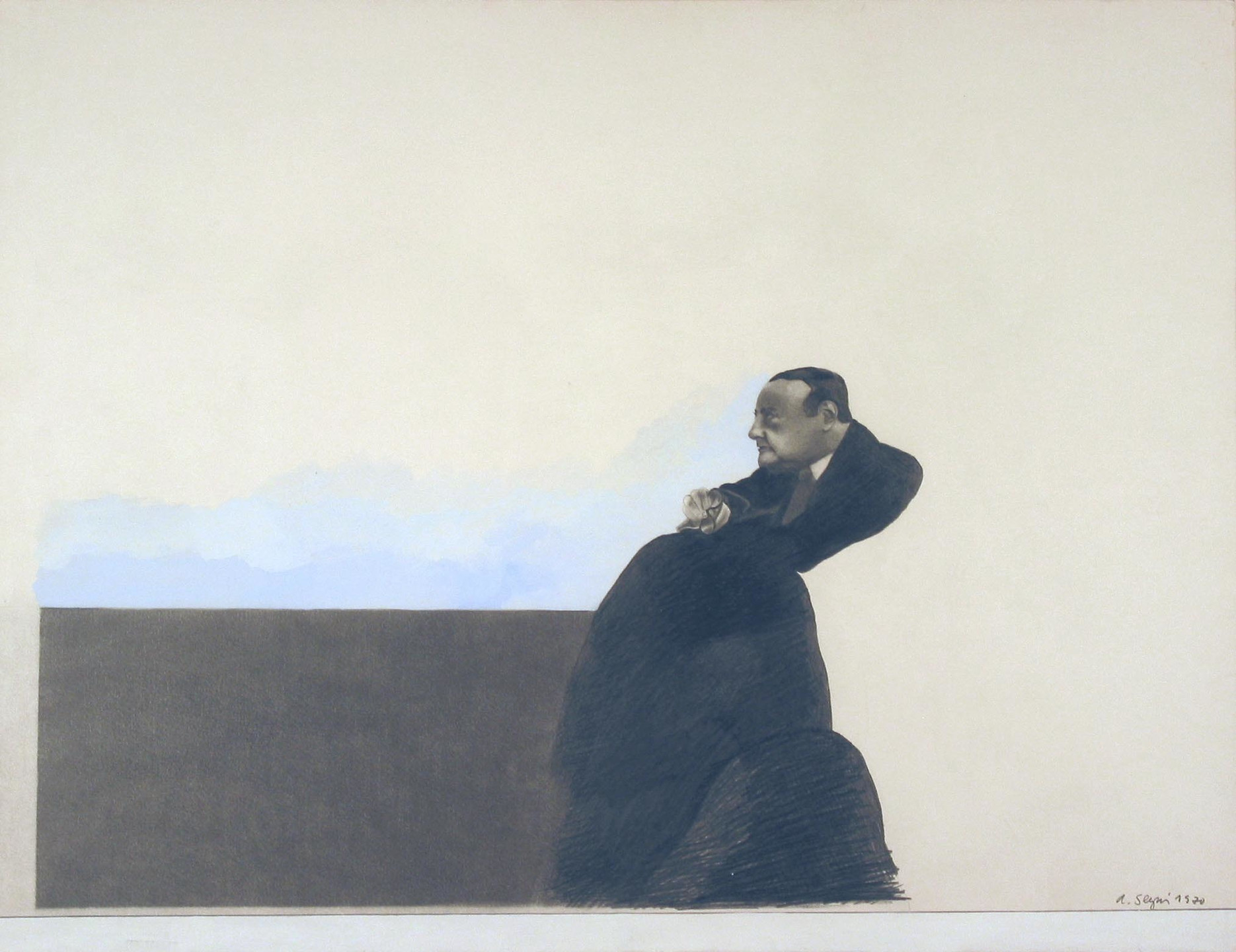 Antonio Segui. Portrait. 1970