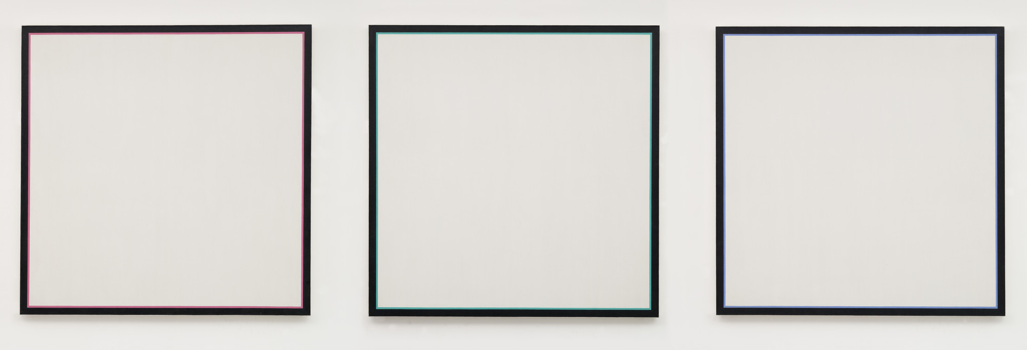 Jo Baer. Primary Light Group: Red, Green, Blue. 1964-65