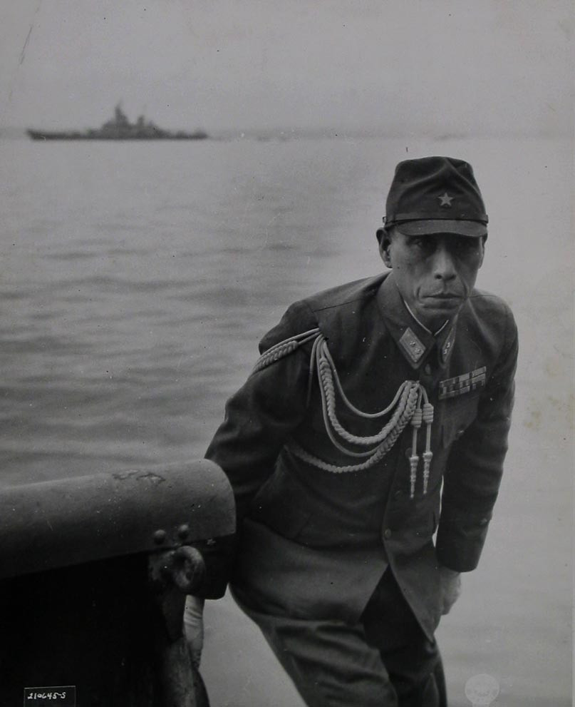 U.S. Army Signal Corps. "A Member of the Japanese Delegation". September 2, 1945