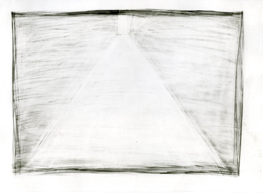 Drawing (Part of a suite of 4) for The Bed Levitation Scene for Einstein on the Beach