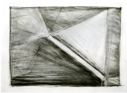 Drawing (Part of a suite of four) for The Bed Levitation Scene for Einstein on the Beach