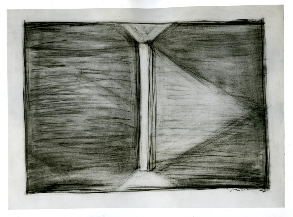Drawing (Part of a suite of 4) for The Bed Levitation Scene for Einstein on the Beach