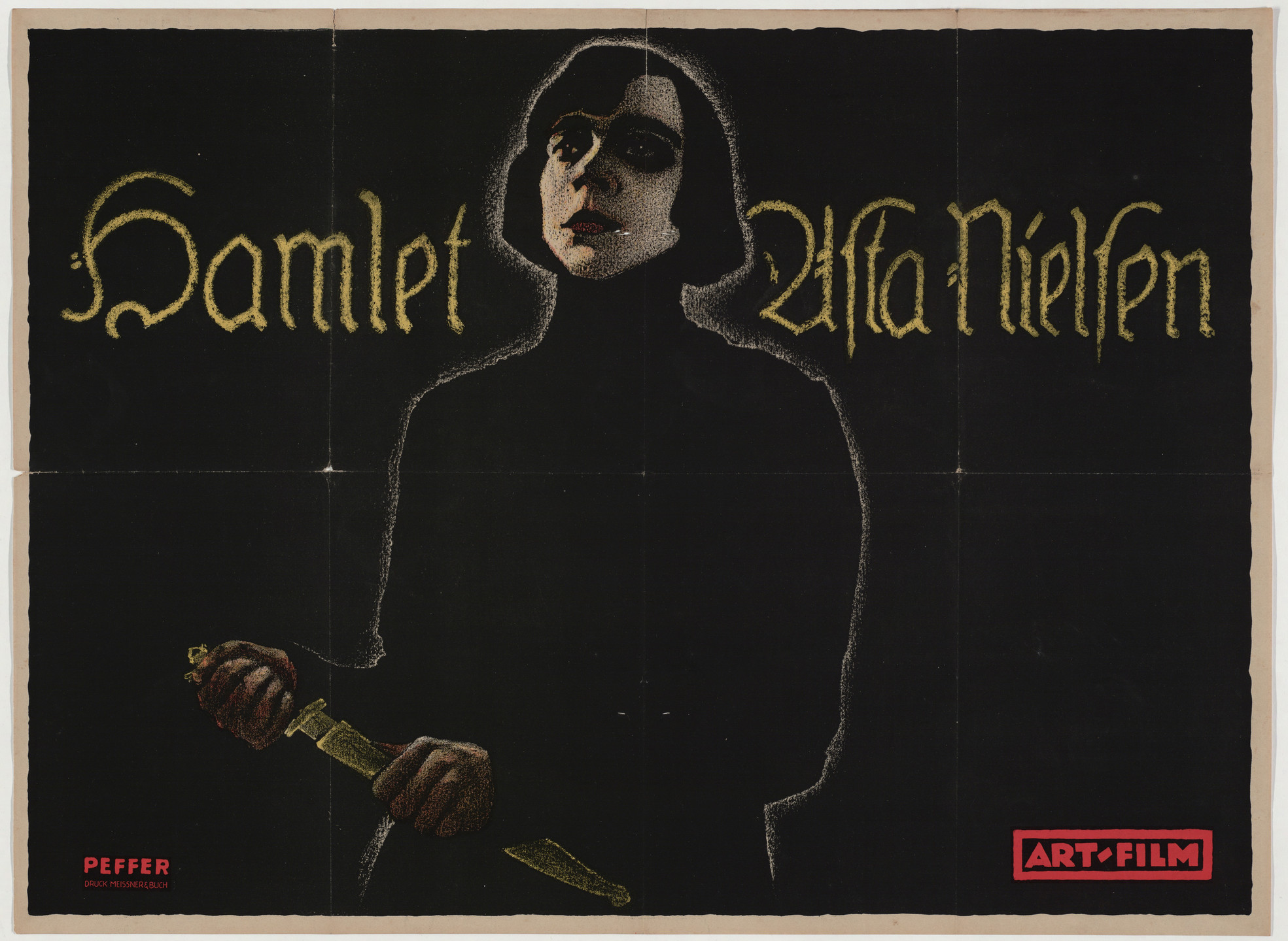 Franz Peffer. Poster for Hamlet. 1920