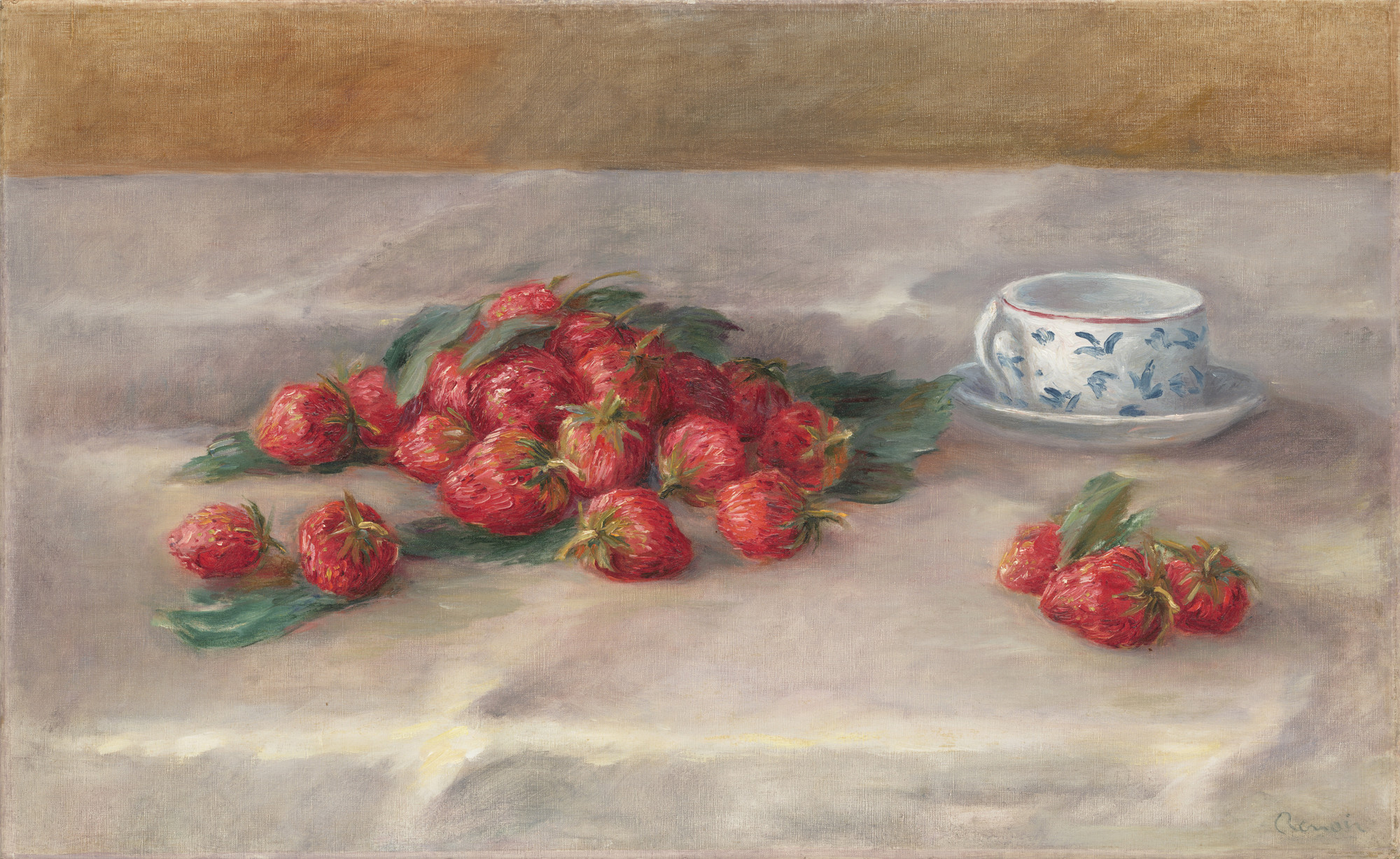 Pierre-Auguste Renoir. Strawberries. c. 1905