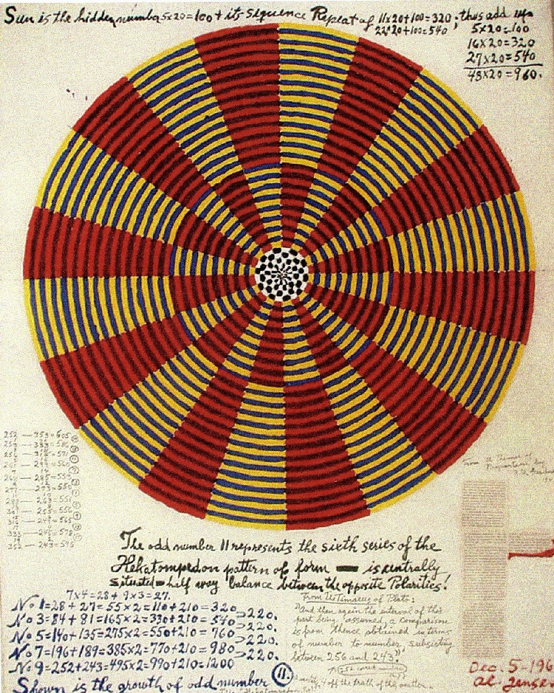Alfred Jensen. Hekatompedon Series, Per 7. 1965