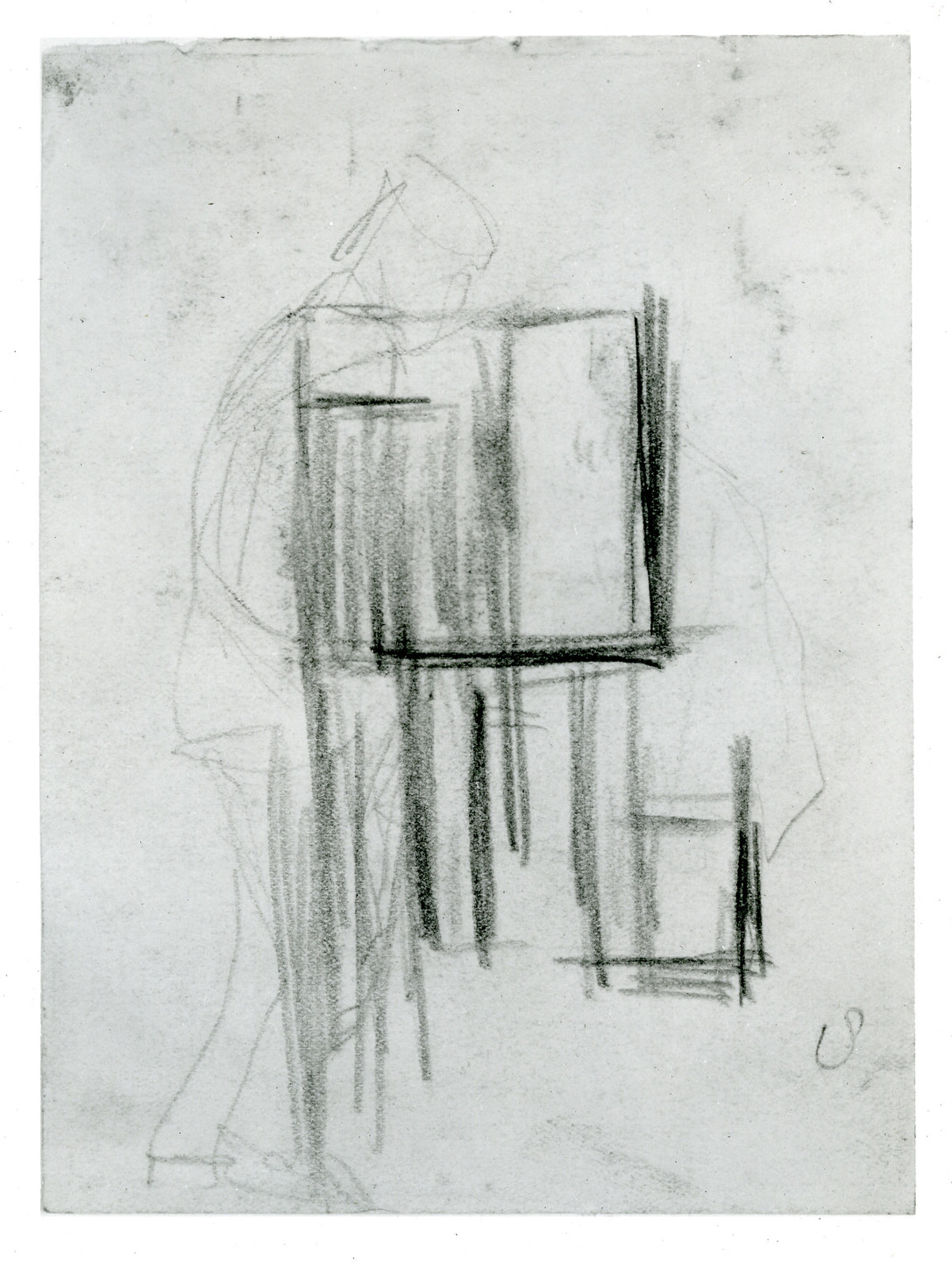Theo van Doesburg. Study for Composition VIII (The Cow). c. 1917