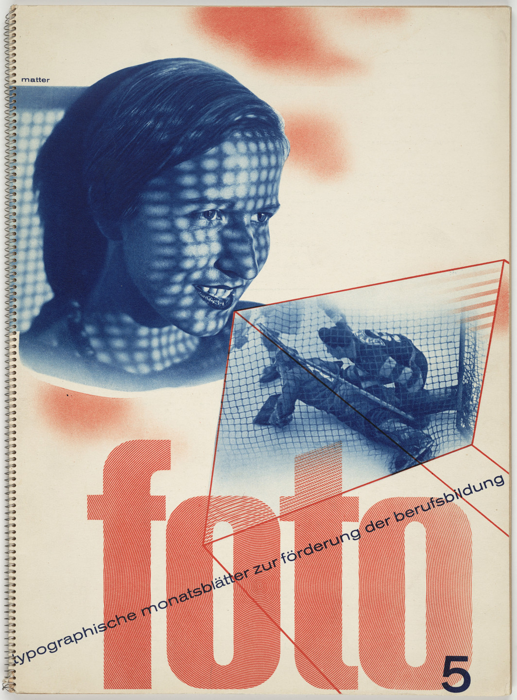 Herbert Matter. Foto 5: Typographische Monatsblätter Zurförderung der Berufsbildung. 1933