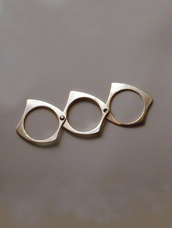 Amanda Knox Sather, Kim Hoffmann, Sara Shaughnessy, RedStart Design, LLC. Subtle Safety Defensive Ring. 2003