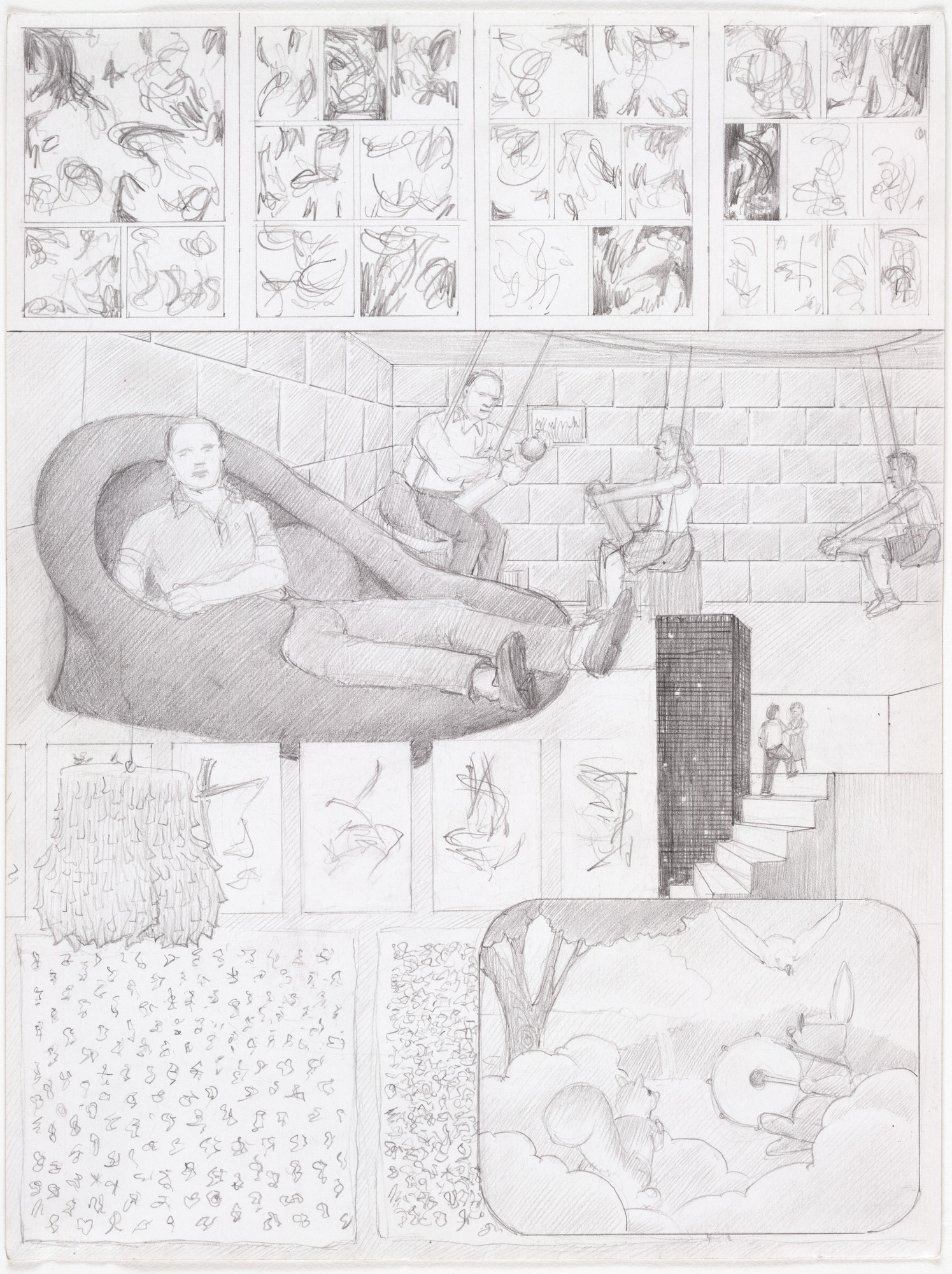 ジム・ショウ Jim Shaw: Dreams Jim Shaw. Dream Drawing (A comic story I was working on