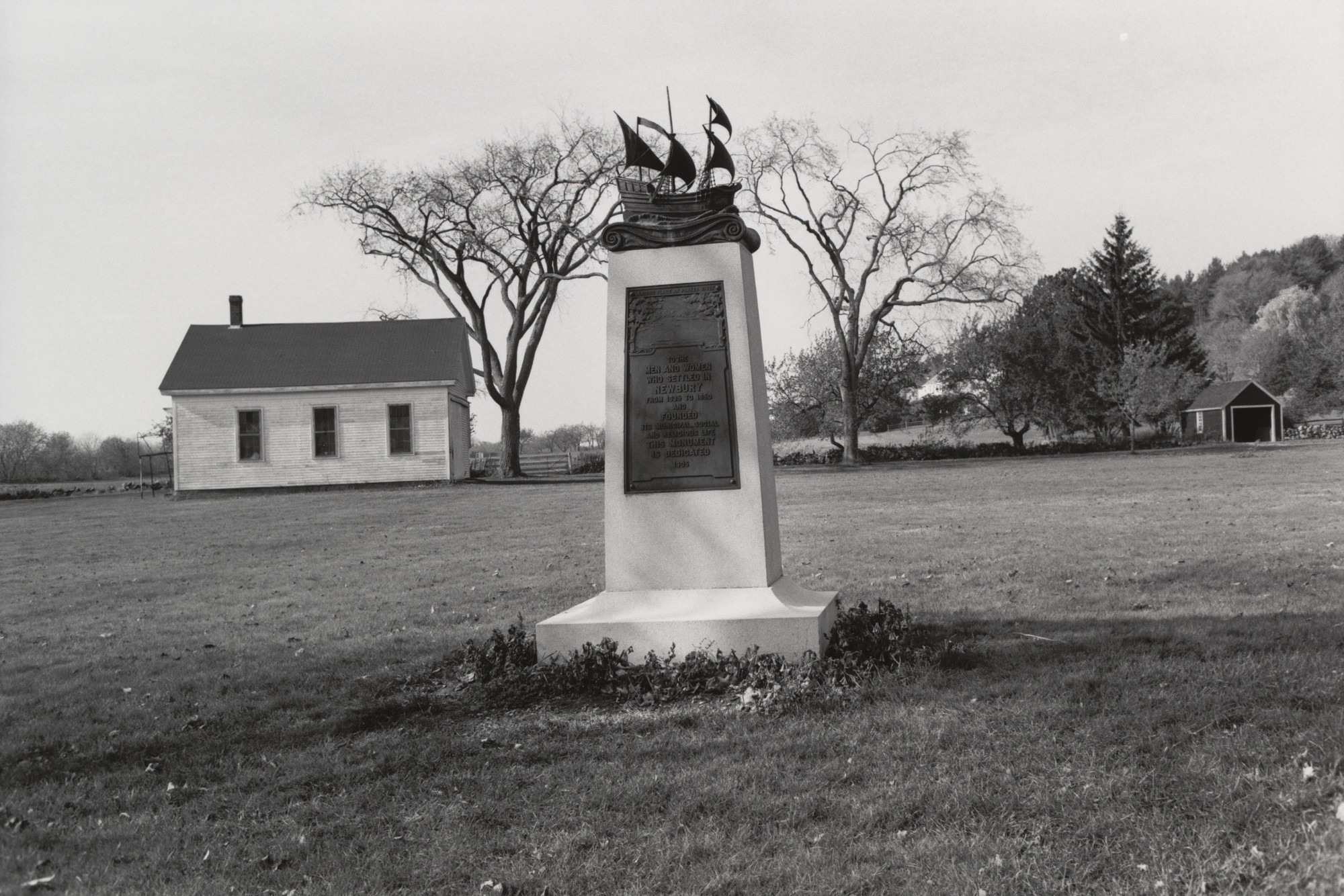 Lee Friedlander. To the Men and Women Who Settled in Newbury. Newbury, Massachusetts. 1974