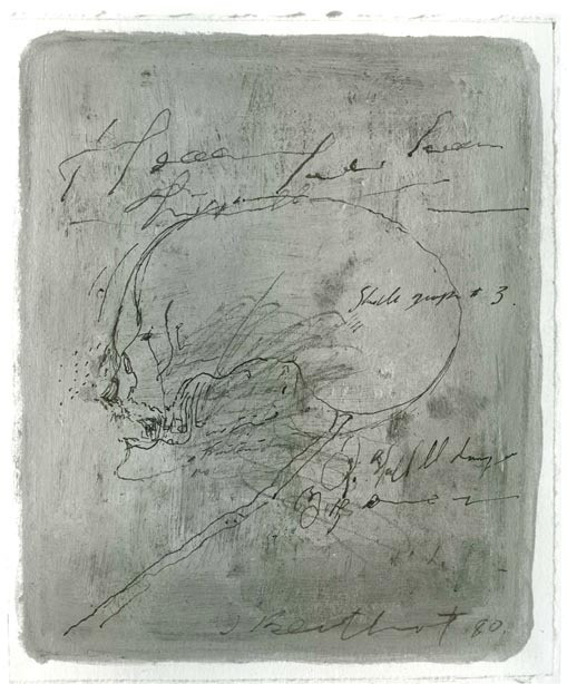 Jake Berthot. Untitled (Skull)