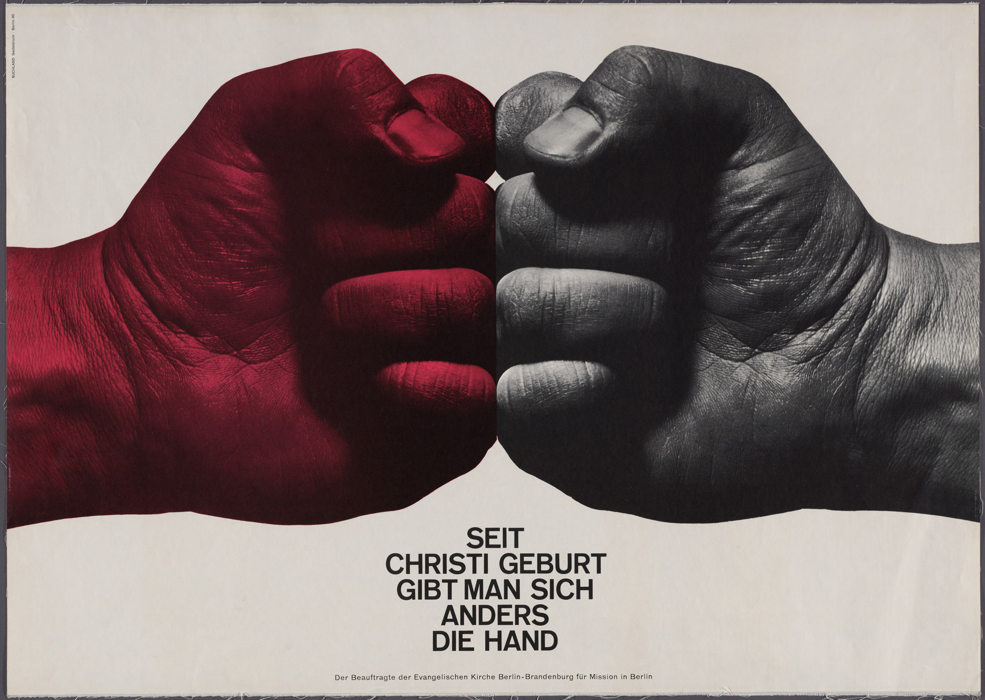 Harry Suchland. Seit Christi Geburt Gibt Man Sich Anders Die Hand (Since the birth of Christ, people have been shaking hands differently). 1963