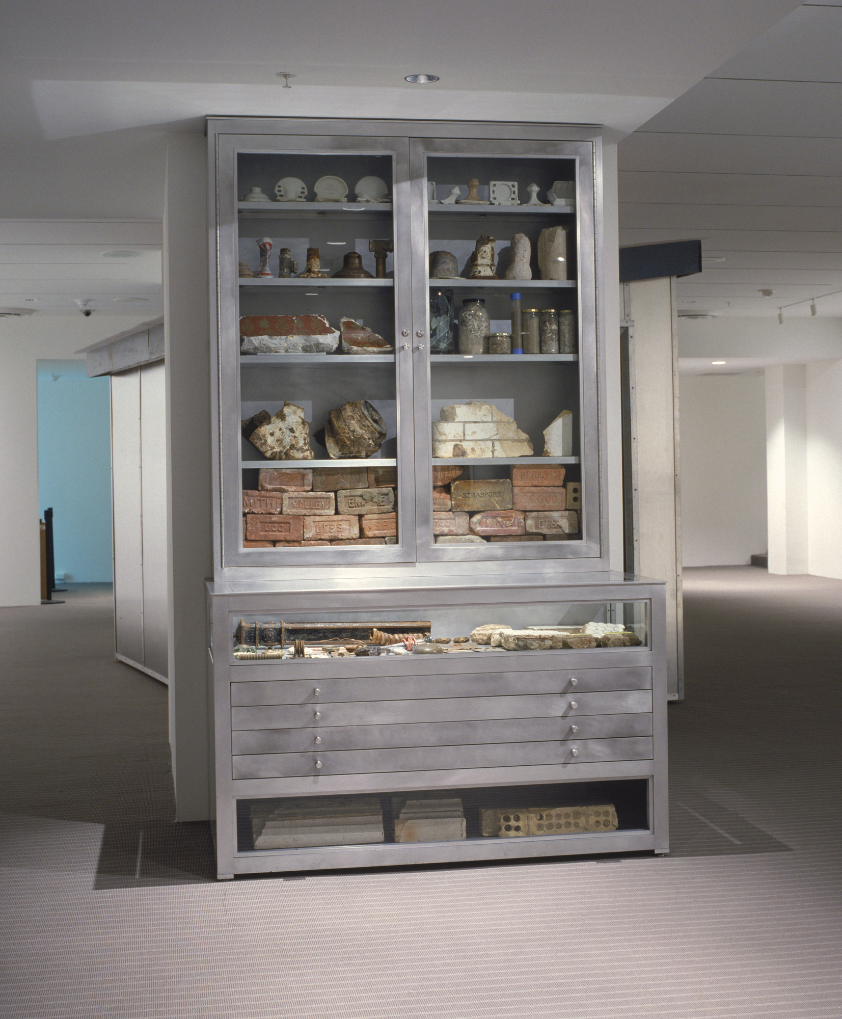 Mark Dion Cabinet From Project 82 Rescue Archeology A Project For The Museum Of Modern Art 2004 Moma