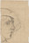 Piet Mondrian. Chrysanthemum (recto) and Head in Profile (verso). 1906