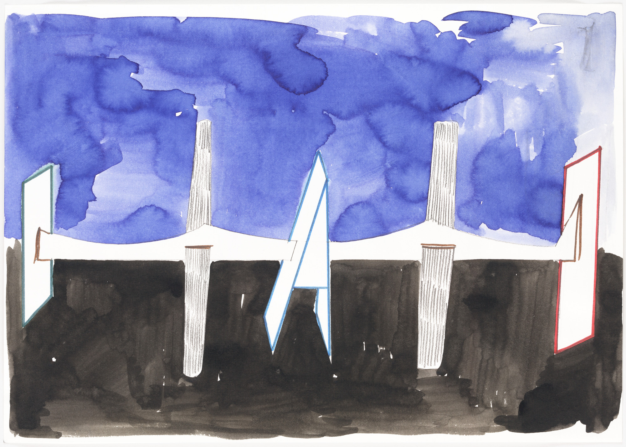 Thomas Scheibitz. Untitled. 2001