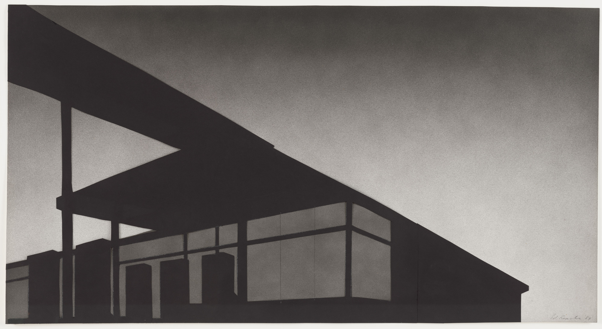 Edward Ruscha. Standard Collage. 1989