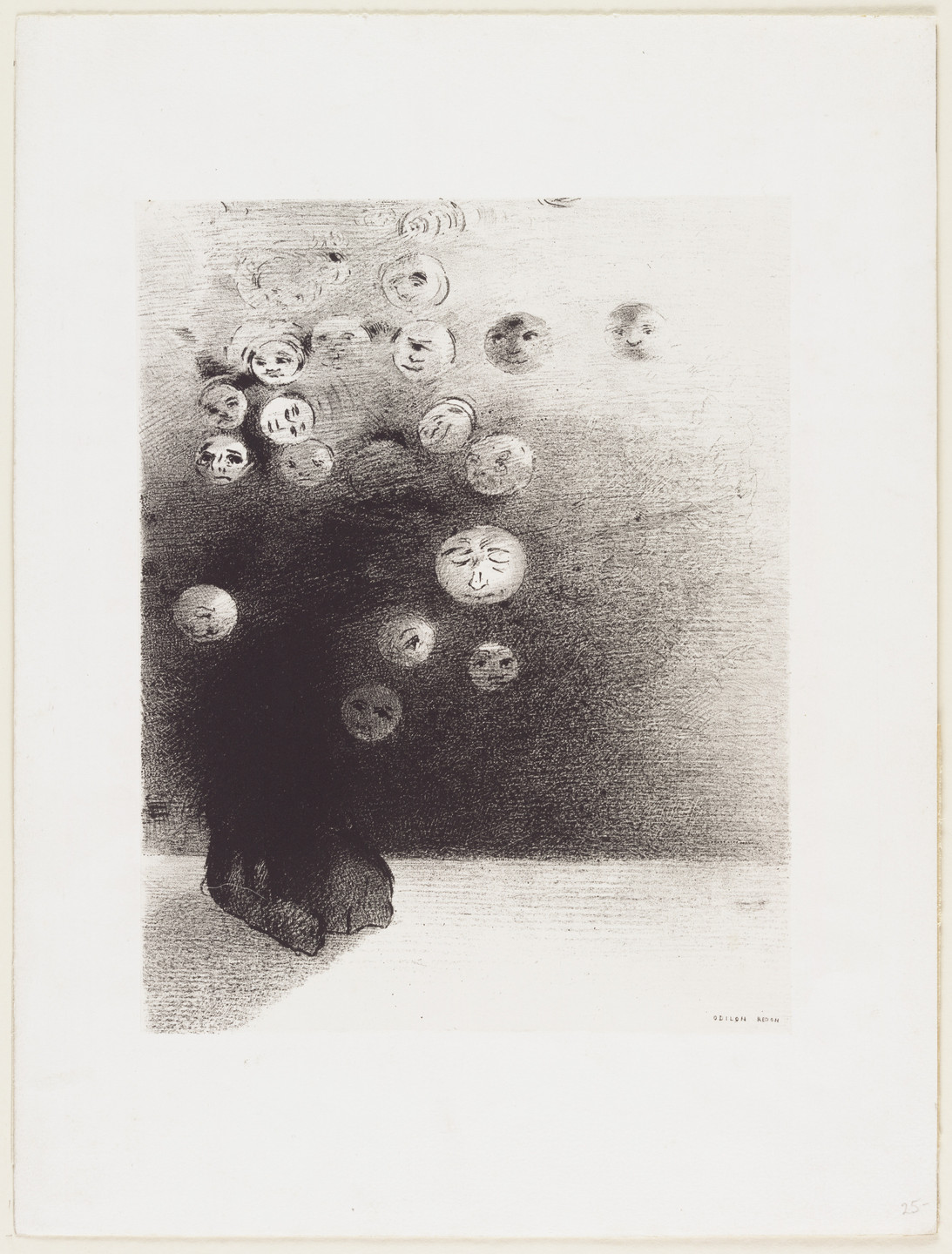 Odilon Redon. Is There Not an Invisible World? (N&#39;y a-t-il pas un monde invisible?). 1887
