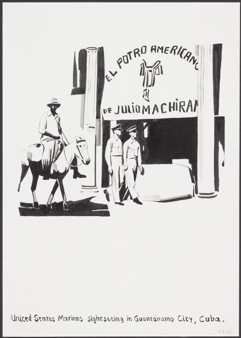 Fernando Bryce. South of the Border. 2002