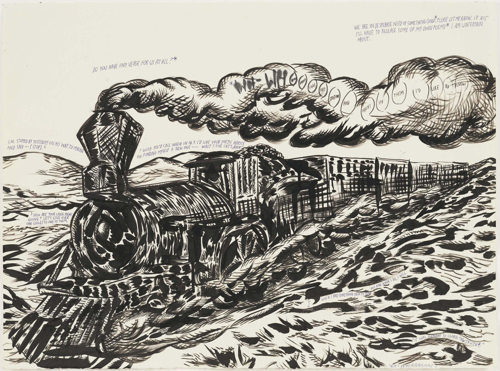 Raymond Pettibon. No Title (Do you have...). 2000