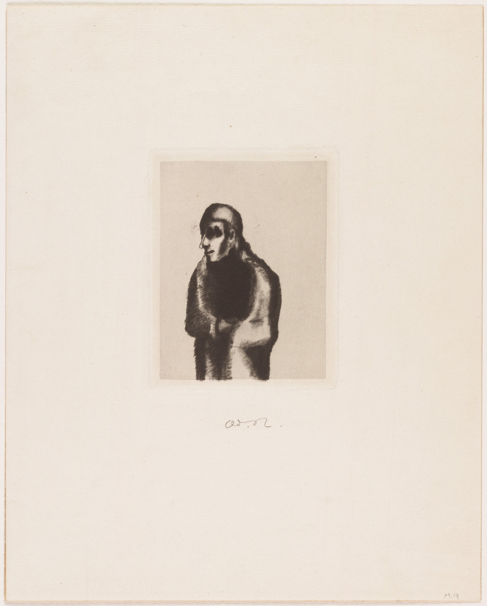 Odilon Redon. Little Prelate (Petit prélat)