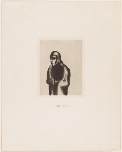 Odilon Redon. Little Prelate (Petit prélat). 1888