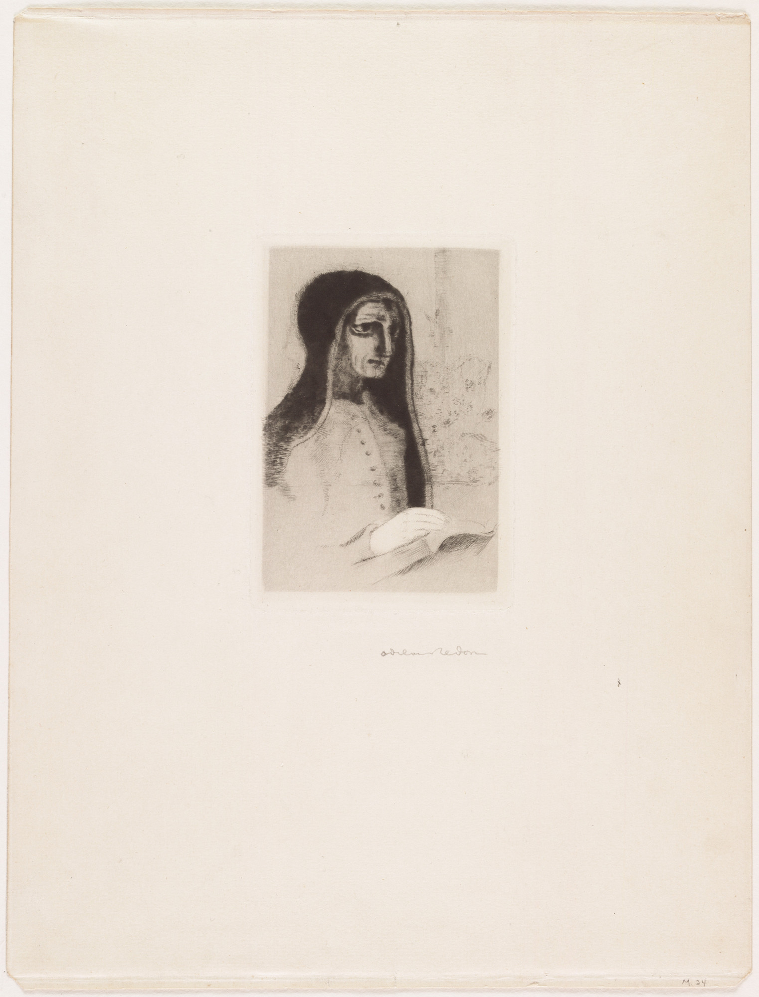 Odilon Redon. The Book (Saint-Theresa) (Le Livre [Sainte-Thérèse])