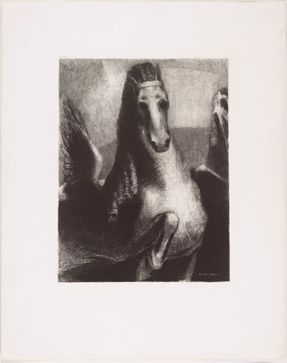 Odilon Redon. The Wing (L'Aile). 1893