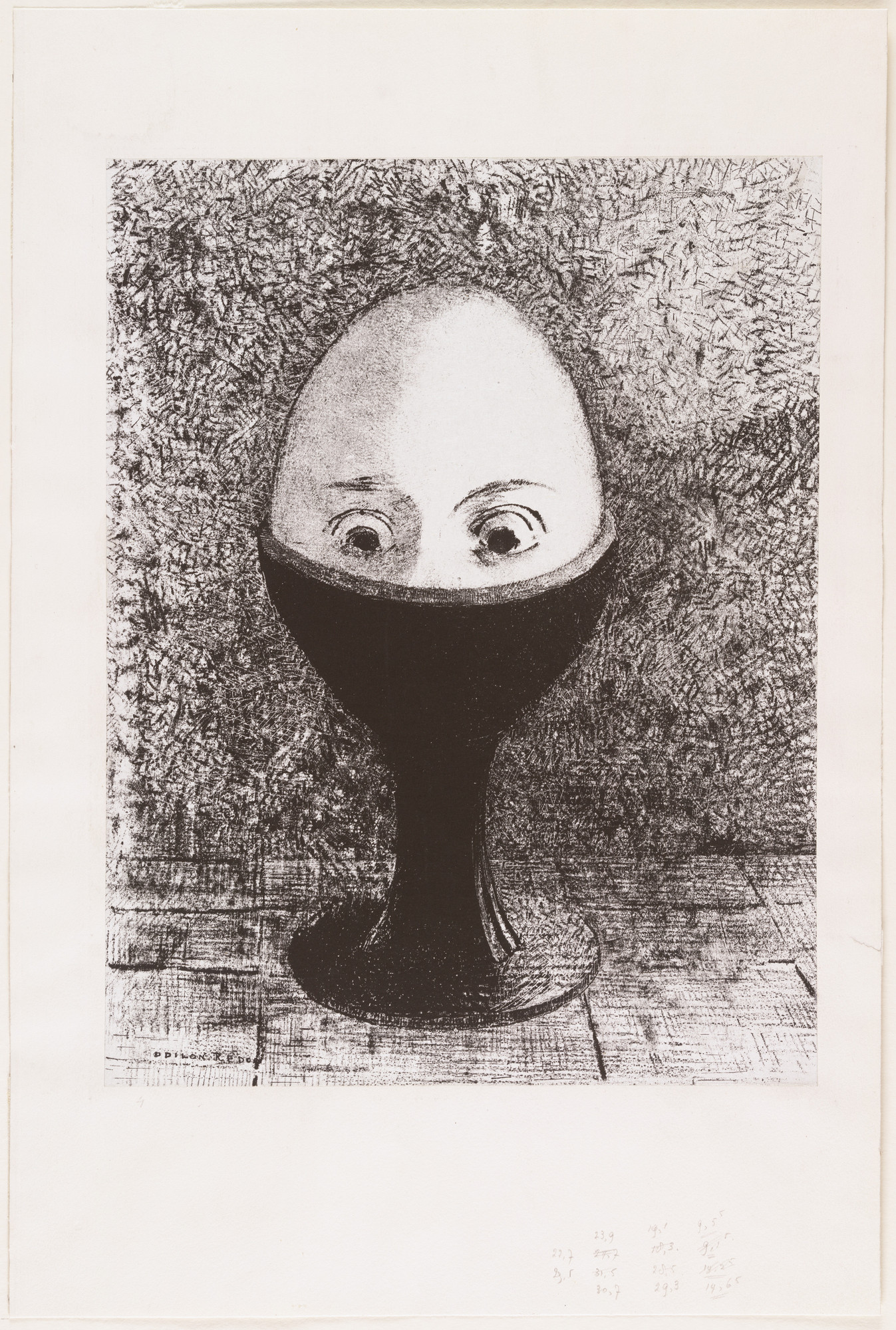 Odilon Redon The Egg L Å