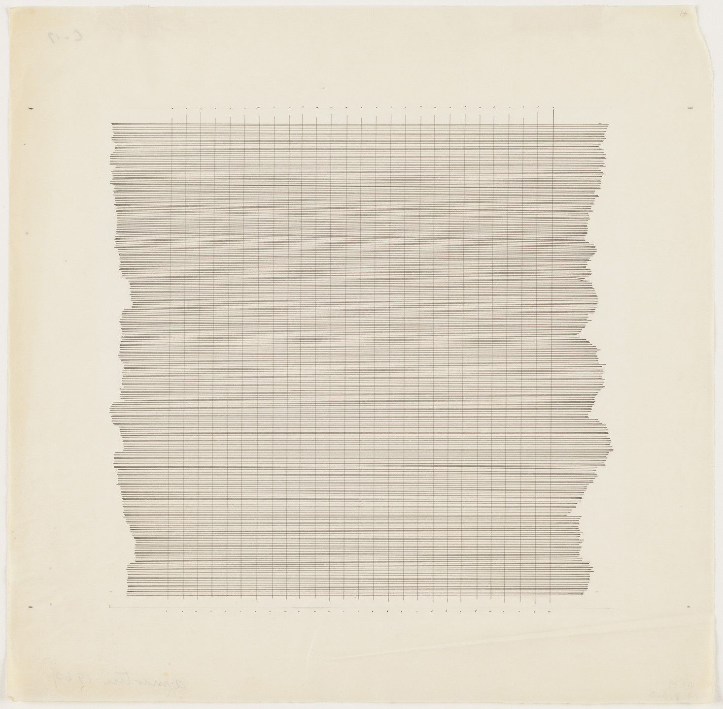 Agnes Martin. Untitled. 1960