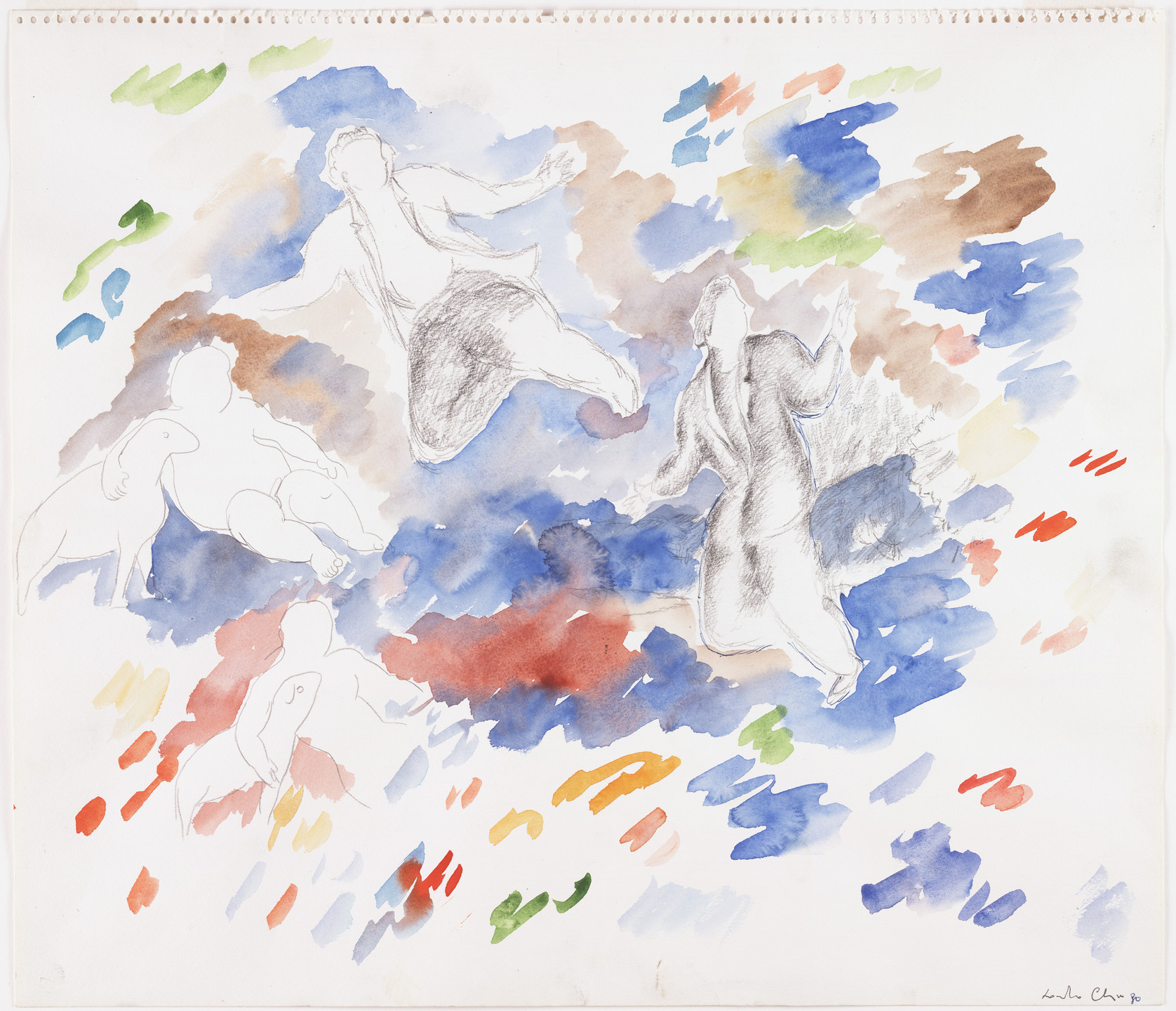 Sandro Chia. Sketch for Genoa, No. 2. 1980
